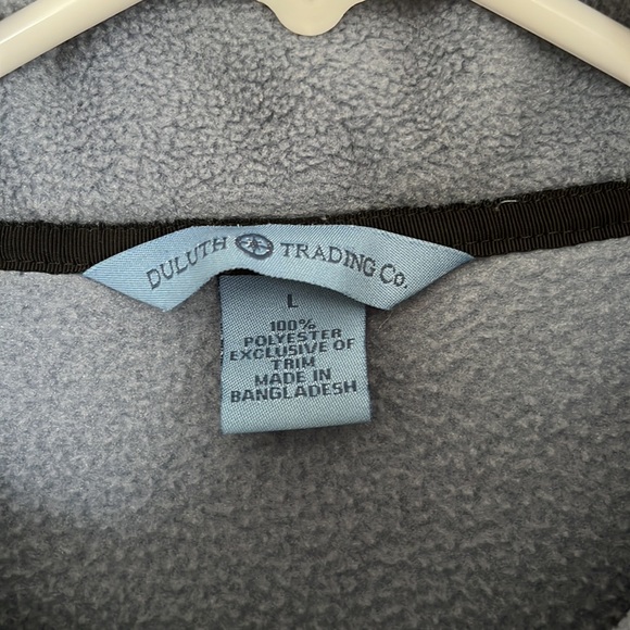 Duluth Trading Company Quarterzip Fleece Jacket Size Large - Picture 3 of 7